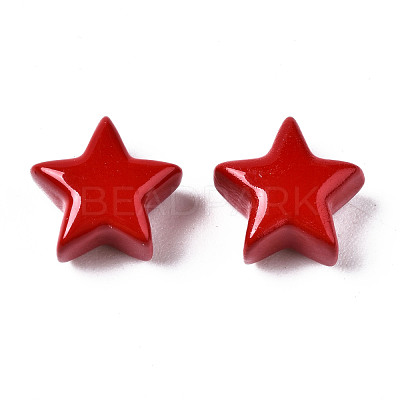 Spray Painted Brass Charms KK-Q252-004E-1