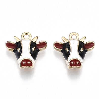 Alloy Enamel Charms X-PALLOY-N160-008-RS-1