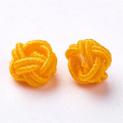 Polyester Weave Beads WOVE-N002-24-1
