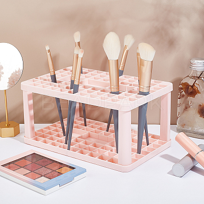 Plastic Cosmetic Brush Storage Stands MRMJ-WH0070-34B-1
