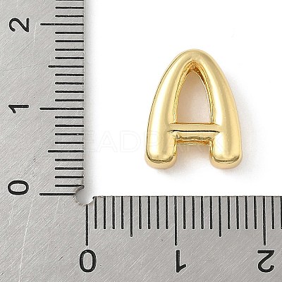 Brass Slider Charms KK-L243-33G-1
