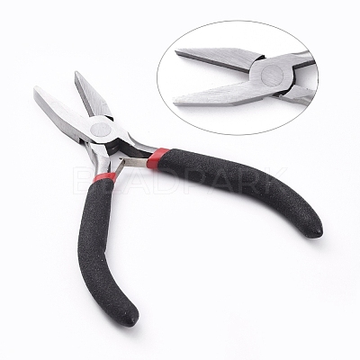 Carbon Steel Flat Nose Pliers for Jewelry Making Supplies P019Y-1