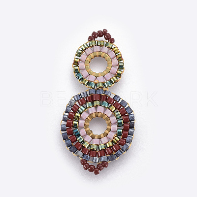 MIYUKI & TOHO Handmade Japanese Seed Beads Links SEED-A027-G07-1