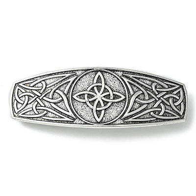 Alloy Hair Barrettes OHAR-C010-05B-AS-1