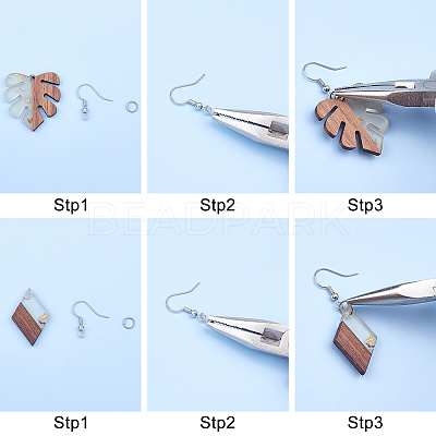 DIY Dangle Earring Making DIY-SC0010-52P-1