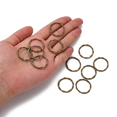 Tibetan Style Linking Rings LS-PALLOY-A017-AB-FF-1