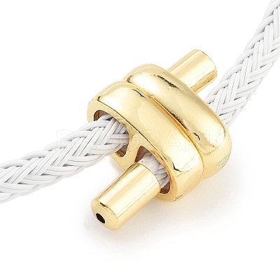 Braided Steel Wire Bracelets Making BJEW-H610-02G-03-1