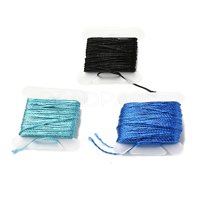 Whale Pattern DIY String Arts Kit Set DIY-F070-03-1