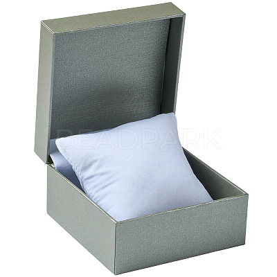 Paper Covered ABS Plastic Storage Boxes for Watches CON-WH20005-10A-1