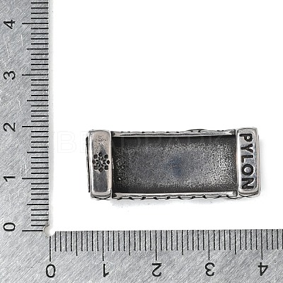 304 Stainless Steel Slide Charms STAS-F356-15AS-01-1
