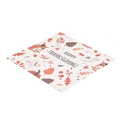 Thanksgiving Day Leaf Turkey Scrapbooking Paper Pads Set STIC-C010-35A-1