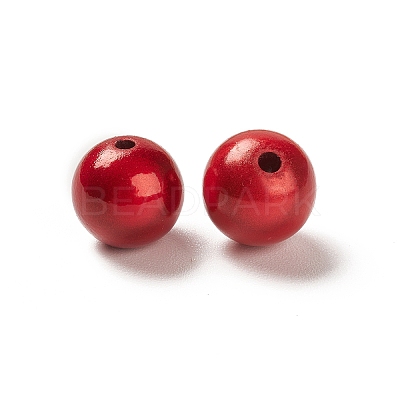 Spray Painted Acrylic Beads MACR-Q154-01B-1
