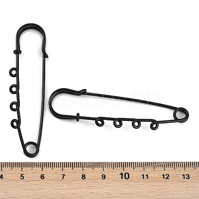Ion Plating(IP) 304 Stainless Steel Safety Pins Brooch Findings STAS-K252-05B-EB-1