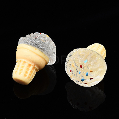 Spray Painted Resin Cabochons CRES-Q215-022A-1