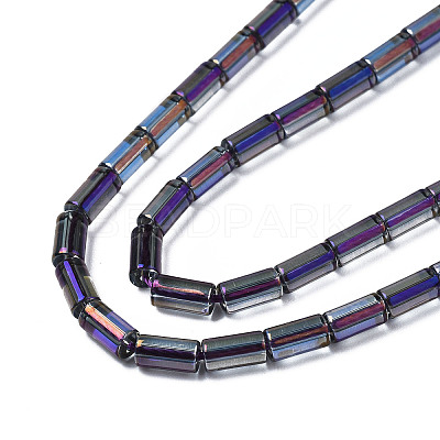 Electroplate Glass Beads Strands LS-EGLA-K014-B-FP09-1