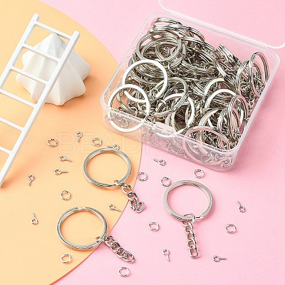 DIY Keychain Making Finding Kit DIY-YW0006-49-1