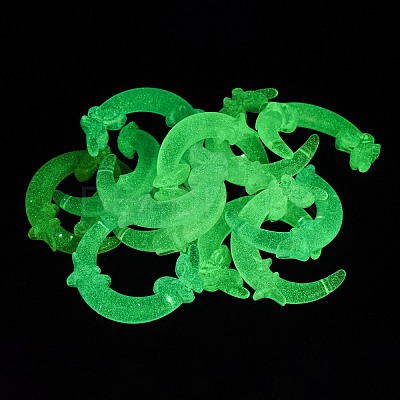 Luminous Transparent Acrylic Beads LACR-S001-10-1