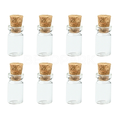 18Pcs Glass Jar Glass Bottle Bead Containers CON-FS0001-16-1
