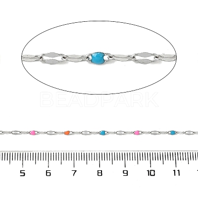 304 Stainless Steel Dapped Chains CHS-H036-01P-04-1