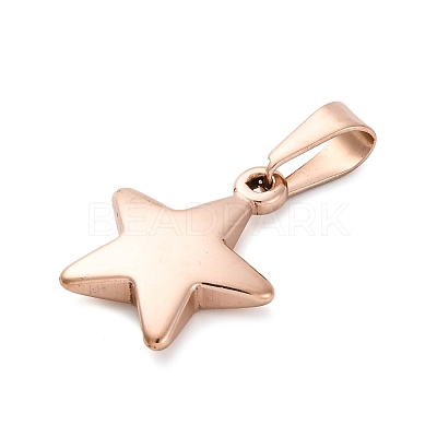 Ion Plating(IP) 304 Stainless Steel Pendants STAS-I135-25RG-1