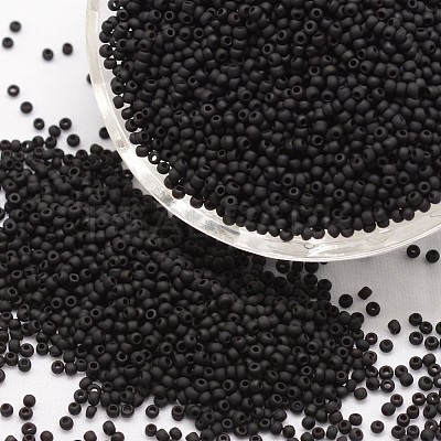 15/0 Round Glass Seed Beads SEED-J015-F15-M49-1