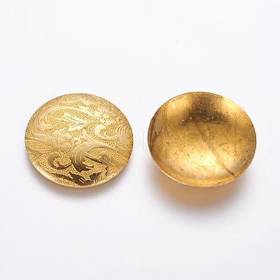 Brass Cabochons KK-A143-43C-RS-1