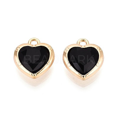 Alloy Rhinestone Charms PALLOY-T092-23G-04-1