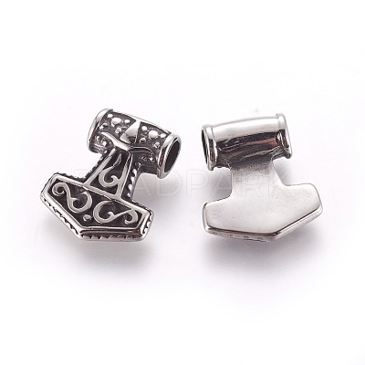 304 Stainless Steel Pendants X-STAS-P237-01AS-1