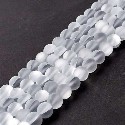 Synthetic Moonstone Beads Strands G-E573-01C-16-1