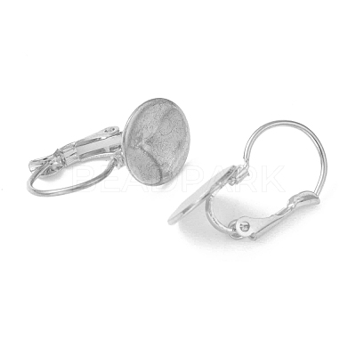 Tarnish Resistant 304 Stainless Steel Leverback Earring Findings KK-H152-08A-P-1