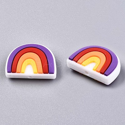 Food Grade Eco-Friendly Silicone Focal Beads SIL-N002-09C-1