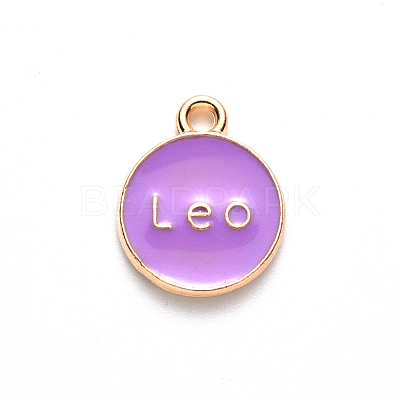 Alloy Enamel Pendants ENAM-S124-01A-01G-1