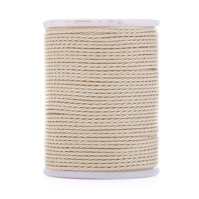 Round Waxed Polyester Cord YC-G006-01-1.0mm-12-1