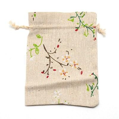 Rectangle Cloth Packing Pouches ABAG-WH0038-03-1