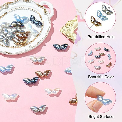 Acrylic Imitation Pearl Beads OACR-CJC0001-26-1