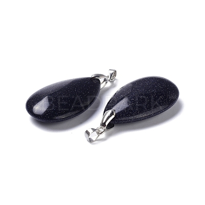 Synthetic Blue Goldstone Pendants G-D084-01P-A04-1