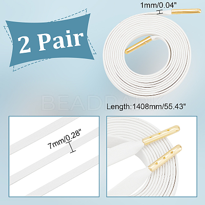 Imitation Leather Shoe Laces FIND-WH0110-387A-1