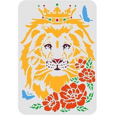 Large Plastic Reusable Drawing Painting Stencils Templates DIY-WH0202-202-1