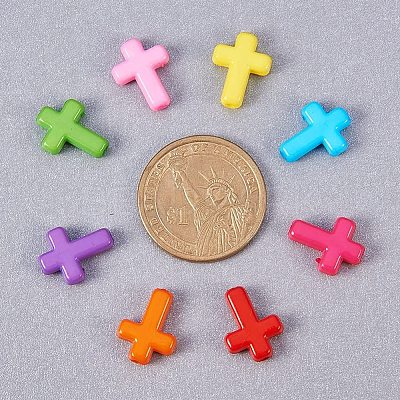 Opaque Acrylic Beads SACR-PH0002-01-1