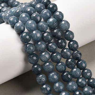 Natural Malaysia Jade Bead Strands G-A147-8mm-A01-1