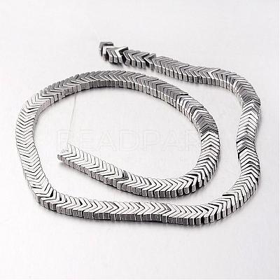 Electroplate Non-magnetic Synthetic Hematite Bead Strands G-F300-19-01-1