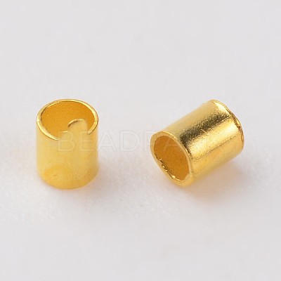 Brass Crimp Beads E001-NFG-1