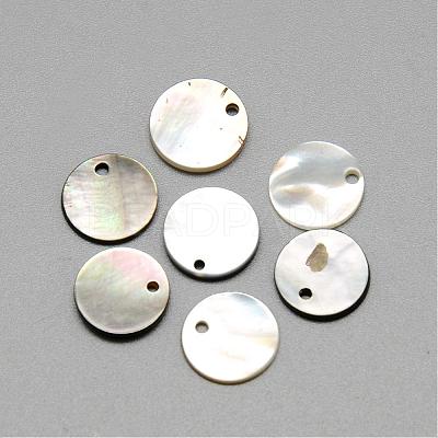 Black Lip Shell Charms SSHEL-R042-44-1