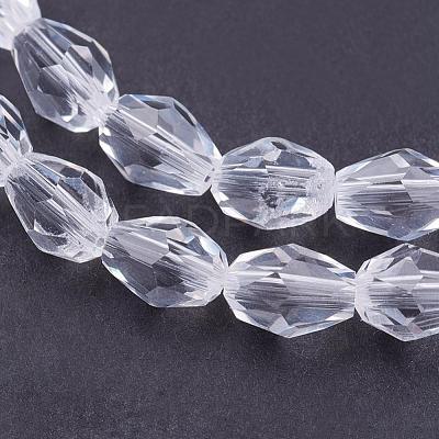 Glass Beads Strands GLAA-R024-6x4mm-12-1