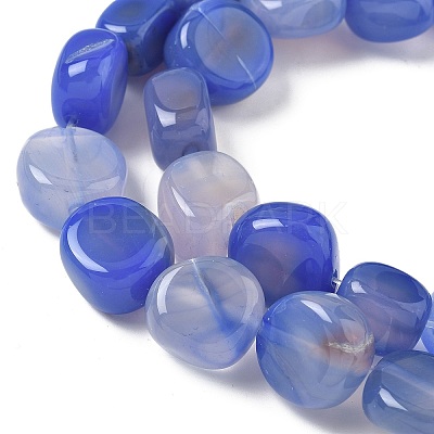 Natural Agate Beads Strands X-G-H295-D01-13-1