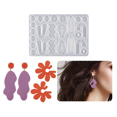 DIY Pendant Silicone Molds DIY-G091-05A-1
