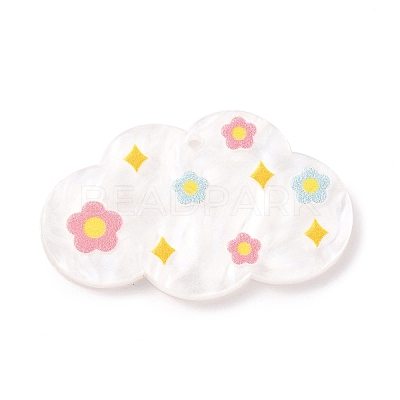 Opaque Acrylic Pendants KY-M003-17-1