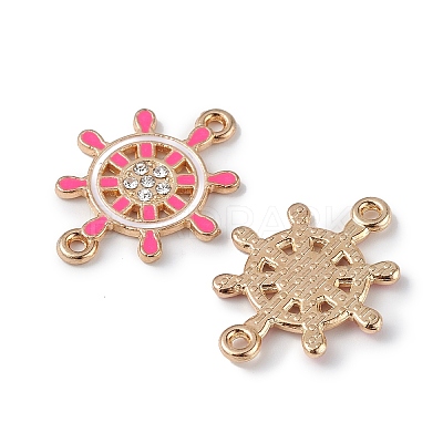 Alloy Enamel Connector Charms ENAM-I054-06F-1