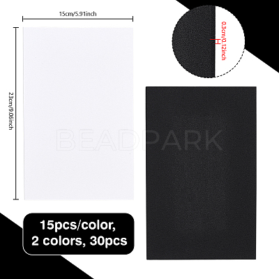 30Pcs 2 Colors EVA Foam Sheets DIY-UN0008-02-1