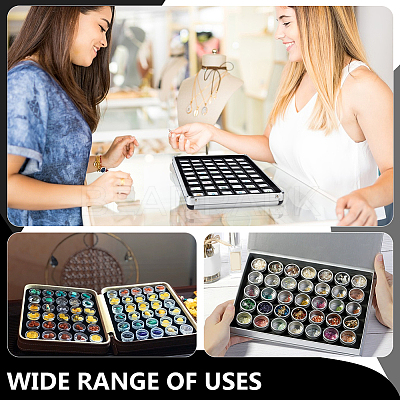 48 Grids Aluminum Boxes CON-WH0086-235C-1